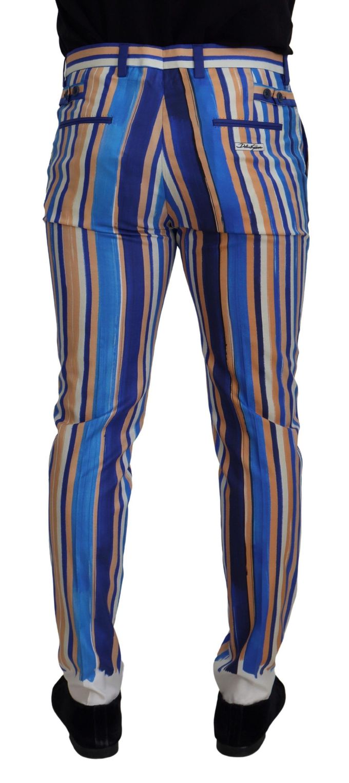 Dolce Gabbana Pt0736 Gestreepte Broek