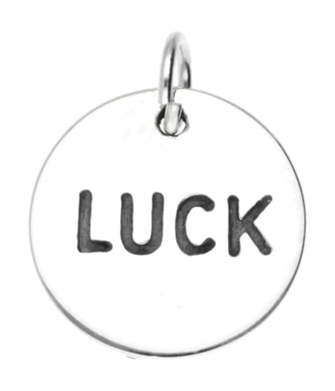 Zilveren Luck kettinghanger