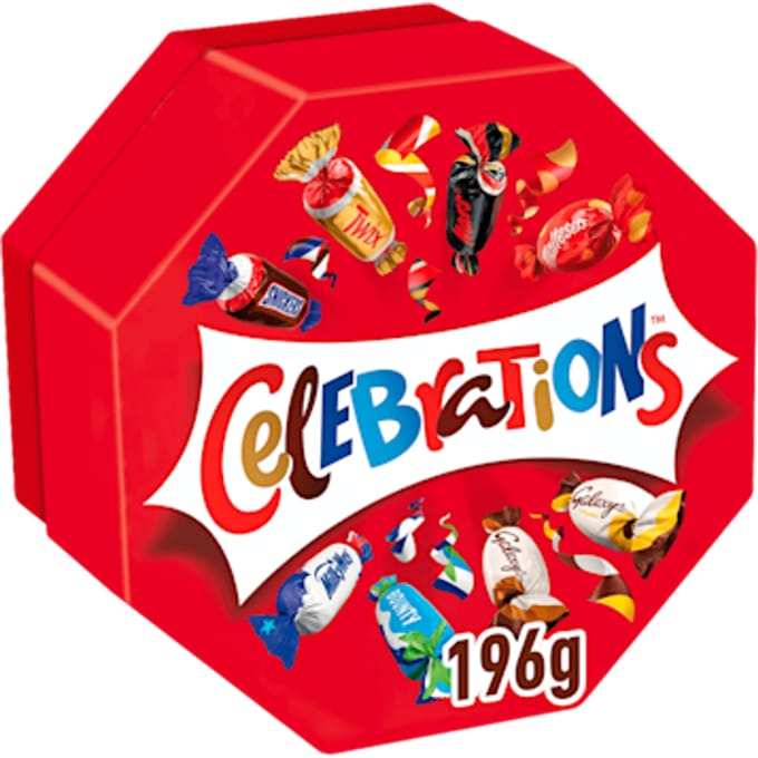 Chocolade Celebrations doos 196gr