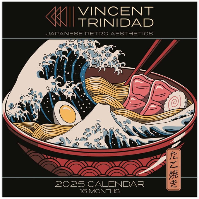 Vincent Trinidad 2025 30X30 Broschürenkalender