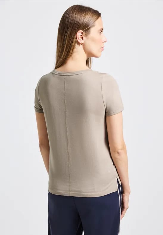 Shirt met print aan de voorkant
