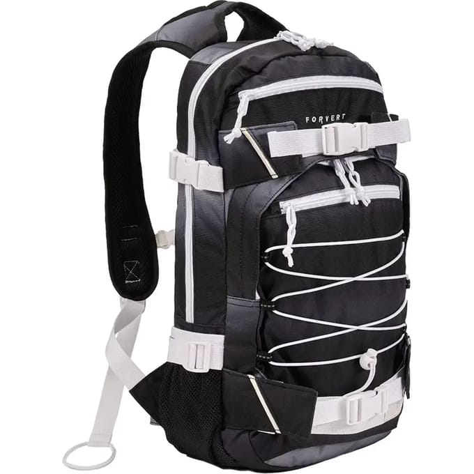 Forvert Louis Pathway Unisex Rugtas - zwart/wit - Standard