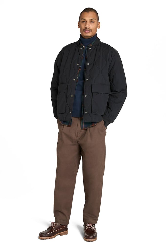 Timberland Quilted Jacket Black Taglia: M | Bomber Outlet | Uomo | Nero