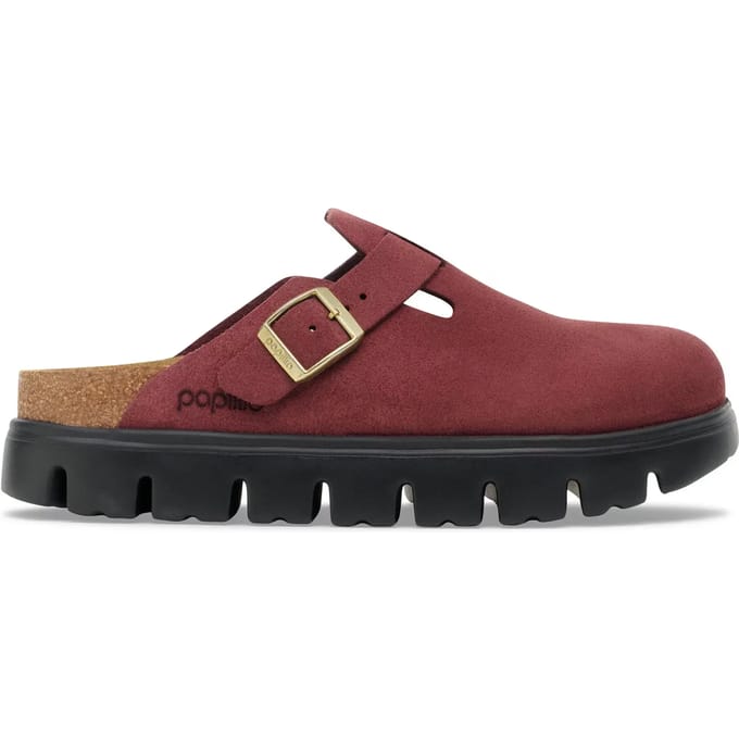 Dikke leren suède sandalen dames Papillio Boston