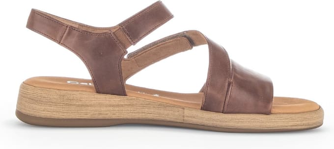 Gabor Comfort dames sandaal - Cognac - Maat 41
