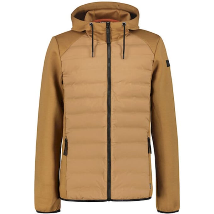 ICEPEAK - Aikera - Fleece sweater met rits heren - Bruin