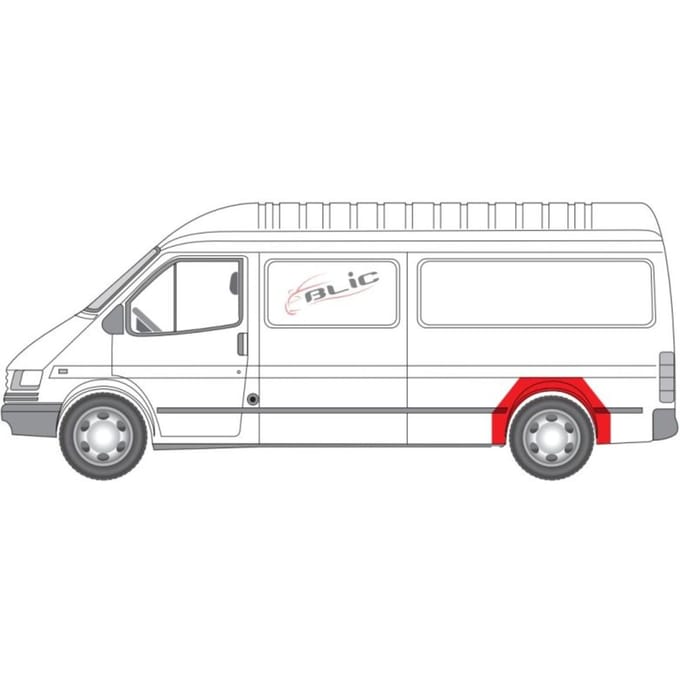 Wielkastbekleding, binnenspatbord BLIC 6504-03-2515597P