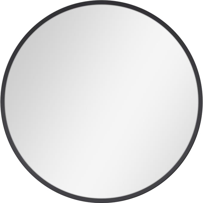 Spiegel Nimiko  zwart 50 cm rond