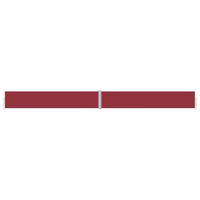 vidaXL - Windscherm - uittrekbaar - 117x1200 - cm - rood