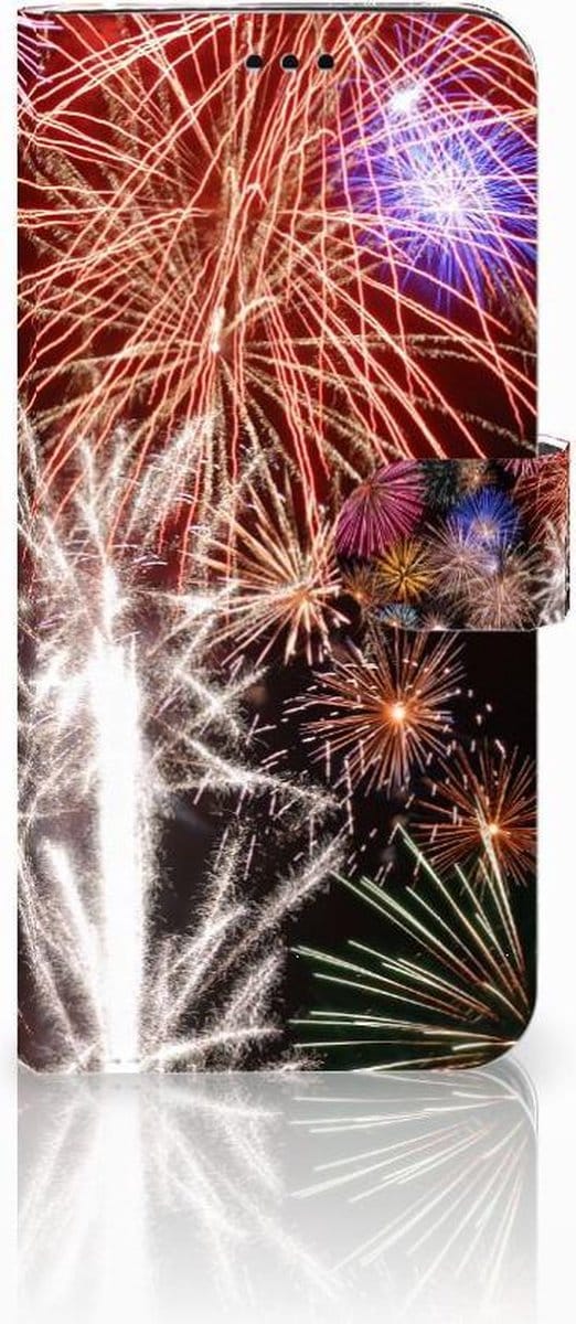 Samsung Galaxy S9 Plus Wallet Case met Pasjes Vuurwerk