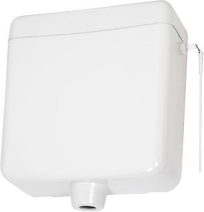 Plieger Maas Hooghangend Reservoir - Single Flush - Wit - Stortbak (6/9 liter instelbaar)