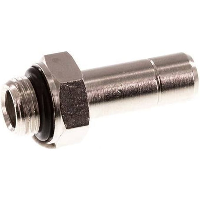 8mm x G1/8'' insteekfitting Messing Buitendraad NBR [10 Stuks]