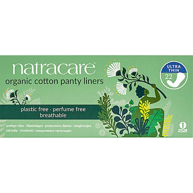 Natracare, Biologische Katoenen Inlegkruisjes, Ultradun, 22 Stuks beige