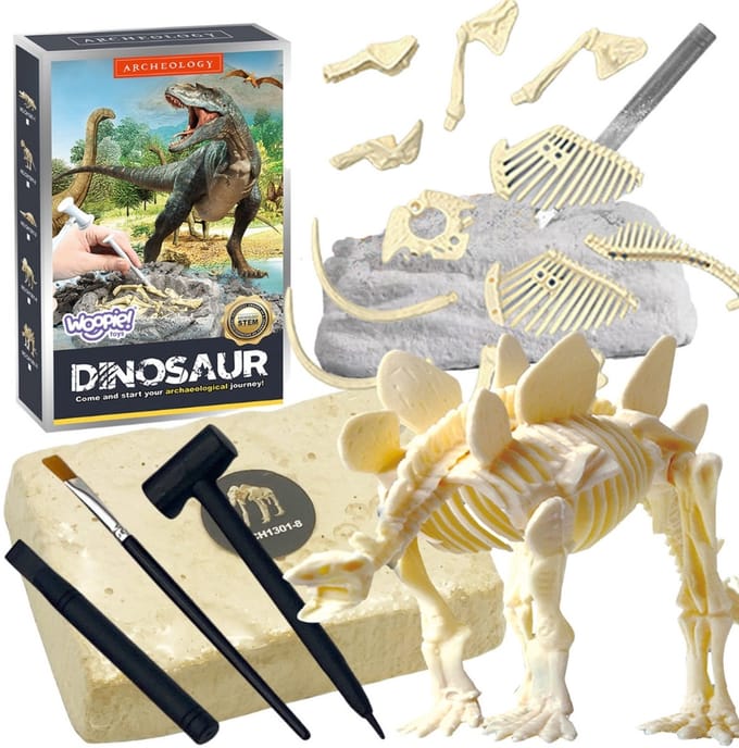 Woopie Creatief speelgoed dinosaurusskelet archeologische opgraving - UNI