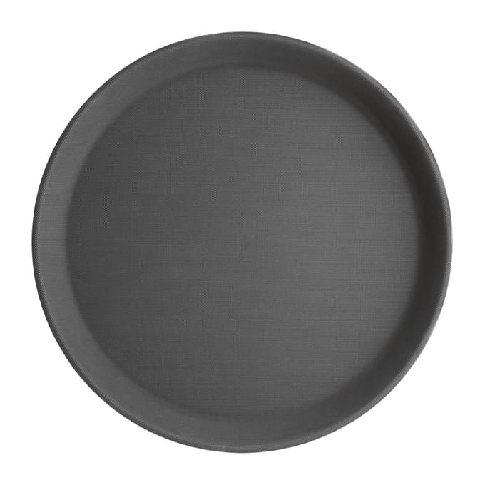 Olympia Kristallon polypropyleen antislip dienblad rond 28cm