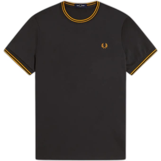 Fred Perry Twin tipped t-shirt - anchor grey golden