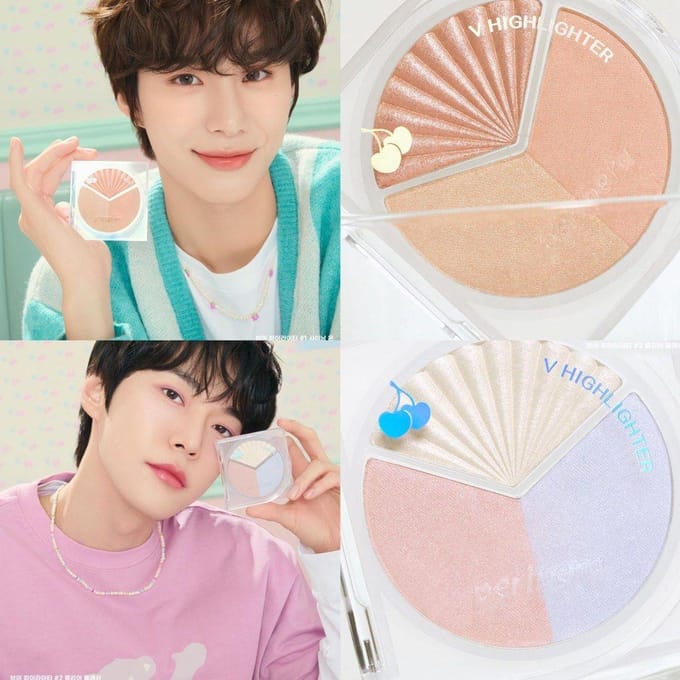[périphérie] V Highlighter #Soda Cafe Collection (002 CLAIR ÉCLAIR) white
