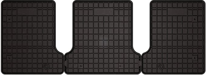 Wielganizator SolidPRO - Auto Rubber Matten - 3e Rij - Kia EV9 - Zwart