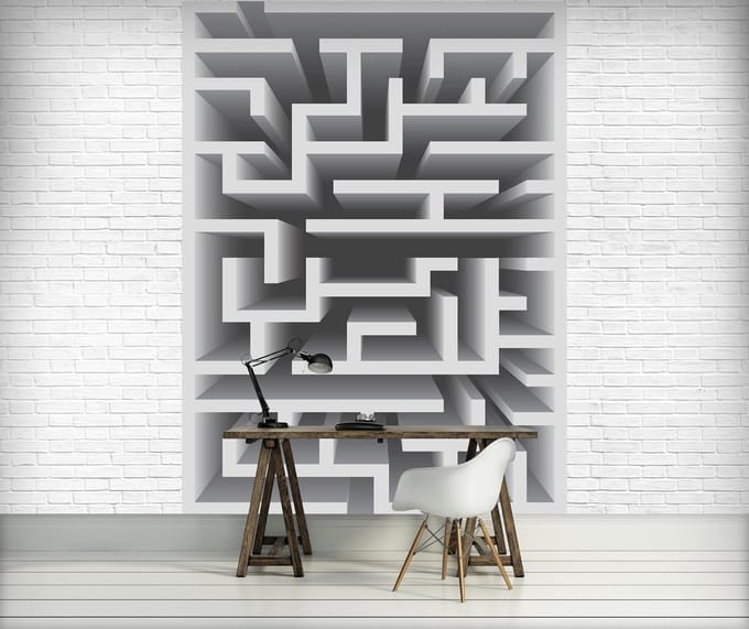 Abstract Pattern Modern Photo Wallcovering