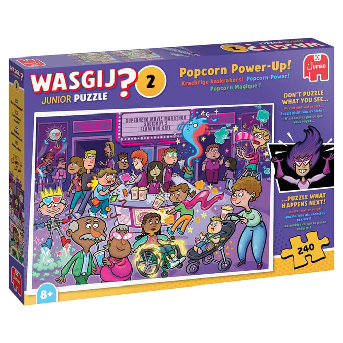 Wasgij Junior - Krachtige kaskrakers! - 240 stukjes - Legpuzzel voor kinderen
