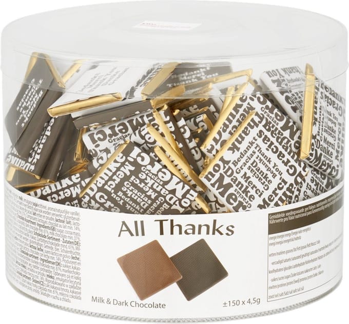 Silo All Thanks chocolade - 130 stuks - 585 gram