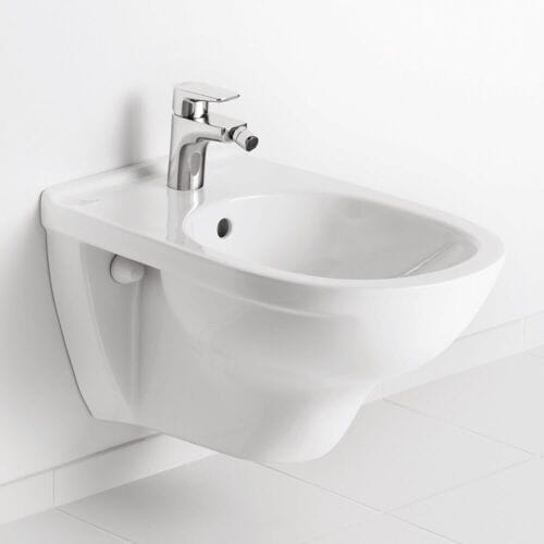 Villeroy & Boch O.novo wandbidet met overloop 1 kraangat wit