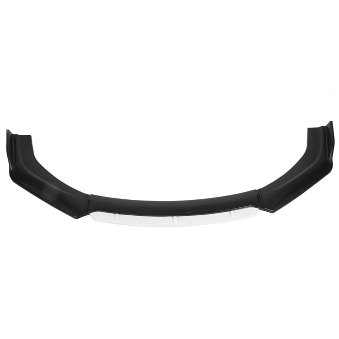 Universele Voorbumper Lip Spoiler Splitter Kit Aerodynamisch Onderdeel voor Auto Auto Modificatie Glossy Black black