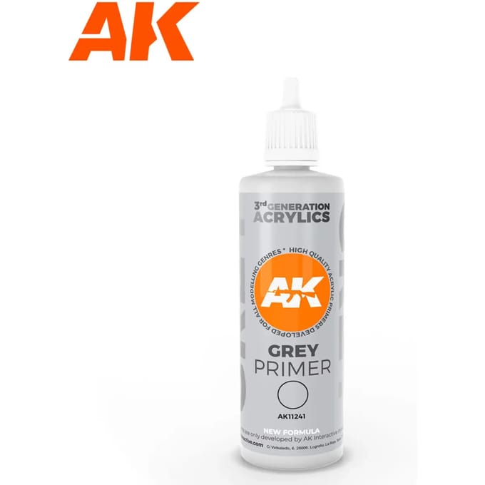 AK Airbrush / Brush Primer Grey (100ml)