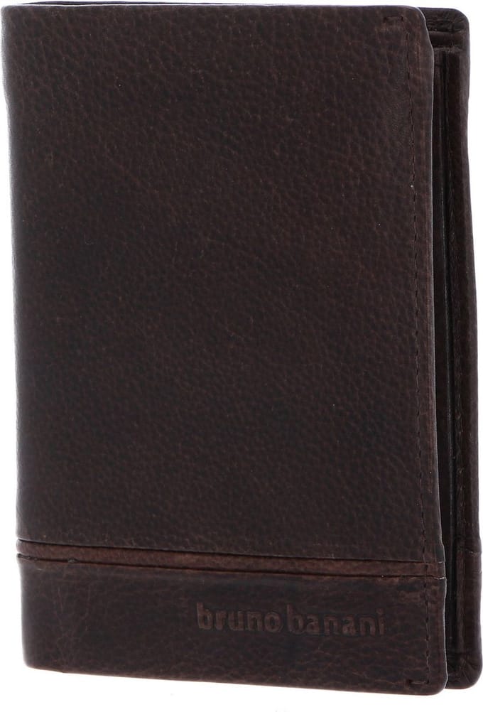 bruno banani Leren Portemonnee Frankfurt Wallet With Flap Brown Bruine