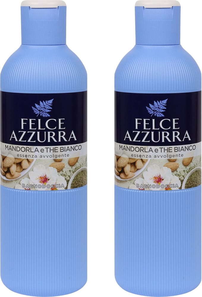 Felce Azzurra Douchegel - Amandelen en Witte Thee - 2 stuks - 650 ml