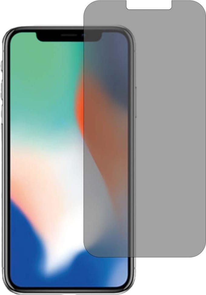 Smartphonica Privacy screenprotector voor iPhone X/Xs tempered glass geschikt voor Apple iPhone X/10;Apple iPhone Xs