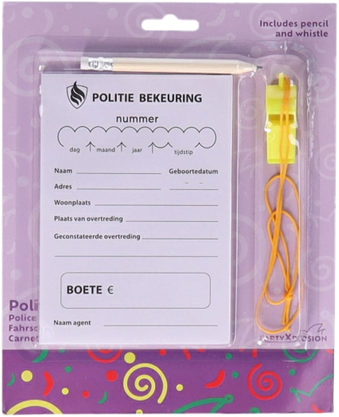 Bonnenboek - Met potlood & fluit - Politie