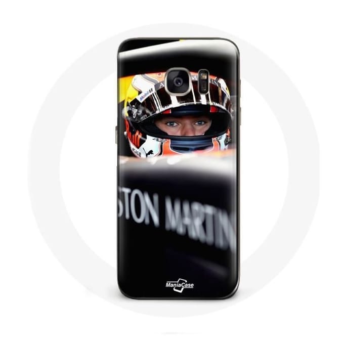 Hoesje - Samsung - Galaxy S7 - Formule 1 - Max Verstappen - Harde bescherming