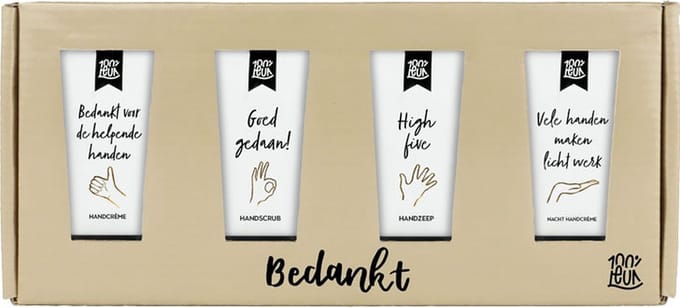100%LEUK - Brievenbuspakket - Bedankt voor de helpende handen