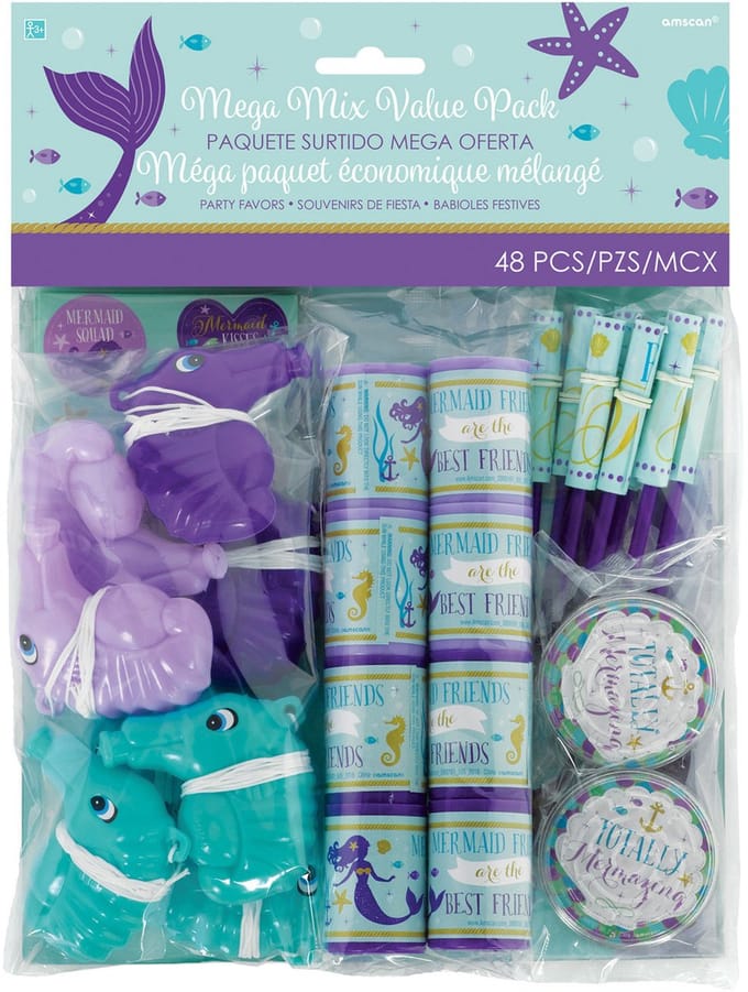 Uitdeelspeeltjes Zeemeermin - Mermaid 48-delig