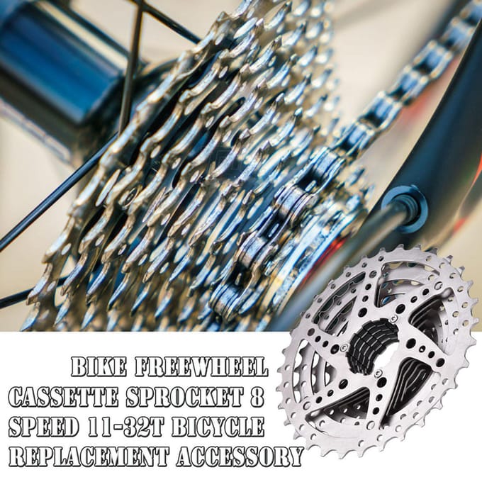 ZTTO Fiets Freewheel Cassette Tandwiel 8 Speed 11?32T Fiets Vervangingsaccessoire gray