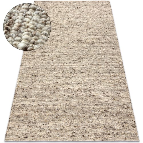 Kleden Rugsx NEPAL 2100 sand, beige tapijt - wollen, 80x150 cm