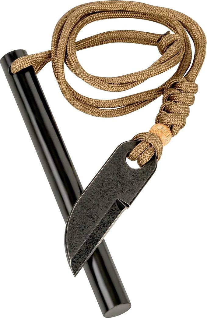 Lexium Vuurstarter - Vuursteen - Firesteel - Magnesium stick - Firestarter - Survival spullen - Vonkstaaf