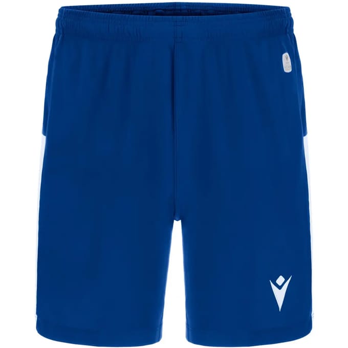 Macron Skara Short Kinderen - Wit / Royal | Maat: 9-10 YEARS