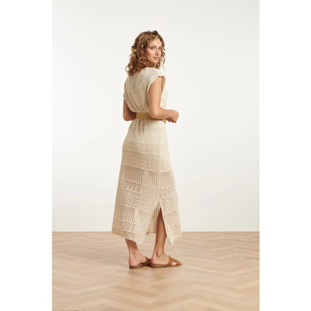 Smashed Lemon 25214 crochet midi jurk |