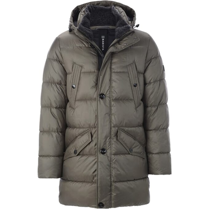 Babista herren Donsjack - 52 - olijf - Plus Size