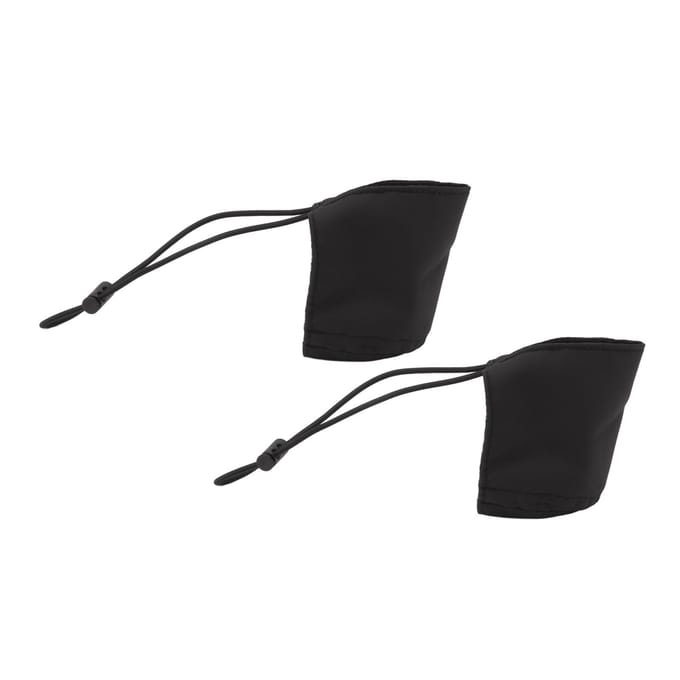2 stuks Hielbeschermers voor Rijschoenen Slijtvaste Beschermhoezen voor Rijschoenen Pads voor Hielbescherming black