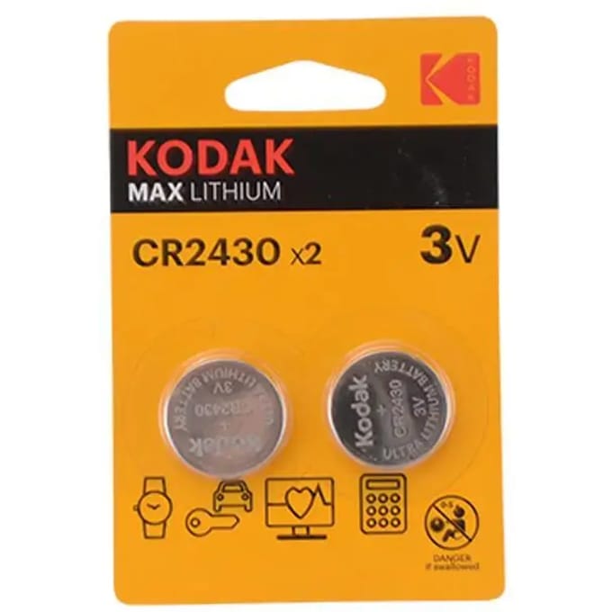 Batterijen Kodak Lithium Cr2430 (x2)