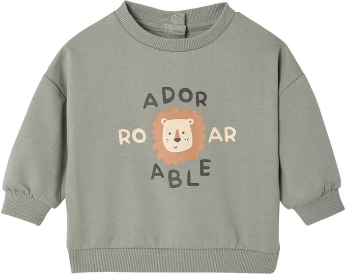 Vertbaudet Babysweater met ronde kraag Basics