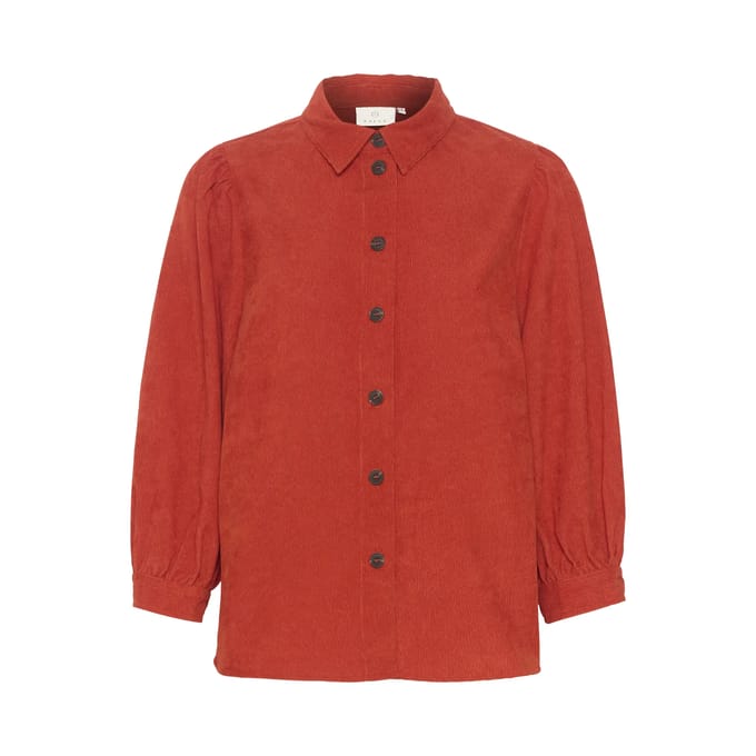 Damesblouse met lange mouwen KAFFE KAVera Corduroy