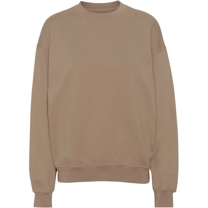 Sweatshirt ronde hals Colorful Standard Organic oversized desert khaki