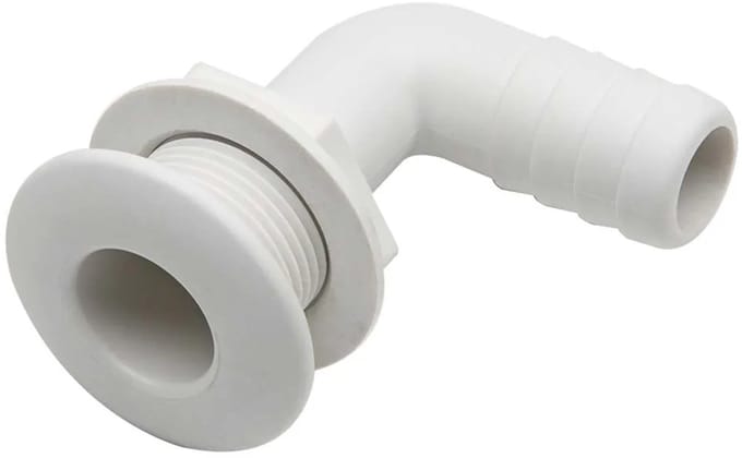 Can-sb 3/4´´ Nylon Elleboog Doorvoer 5 Eenheden Transparant