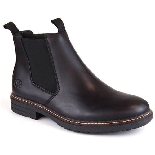 Rieker Booties 33180, Mannen, Zwart, Chelsea laarzen, maat: 42