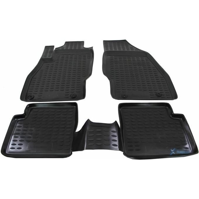 J&J AUTOMOTIVE | Tapis De Sol En Caoutchouc 3D Exclusive Pour Opel Corsa D / E 2006-2019 noir