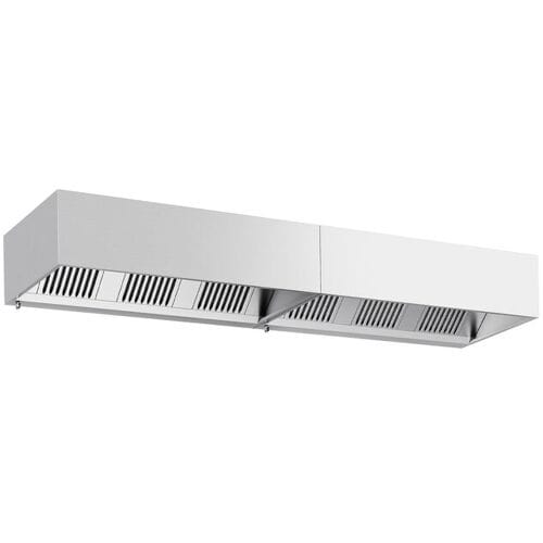 GGM Gastro Kastenhaube - 3600mm - mit Filter & Lampe Zilver